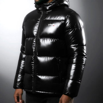 Doudoune à capuche Colton – Noir